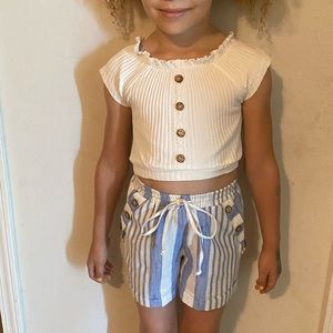 Super cute summer top and bottom set